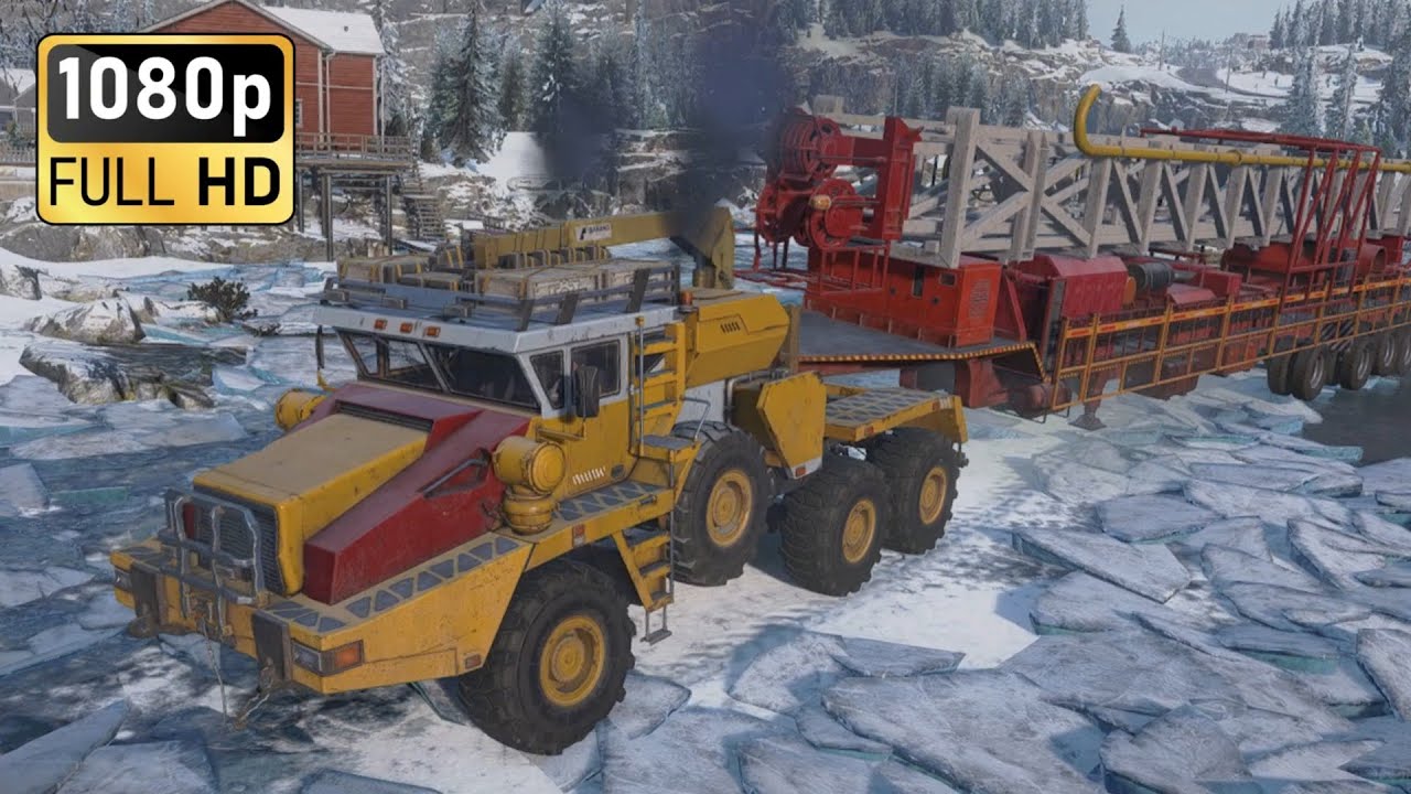 Transporting A Massive Oil Rig Trough Extreme Terrain - 