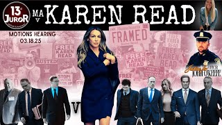 WATCH LIVE: Karen Read back in court!
0:00 Welcome!
22:12 Hear ye, Hear ye!
22:40 ARCCA Decision from Judge
32:15 Alessi- Dr Wolf Exclusion
46:55 Brennan- Dr Wolf Exclusion
55:43 Alessi Responds on Dr Wolf
1:00:50 Brennan Again on Dr Wolf
1:02:25 Jackson- Visual Chalk for Hanleys Glass Testimony
1:08:47 Brennans Objection to Visual Chalk
1:12:40 Aruba Arguments (Agreed)
1:17:11 Liza Little- Jury View of Fairview Rd & Lexus
1:20:50 Sequestration Motions
1:25:00 Brennan Responds
1:13:10 ARCCA Voir Dire Cost Exclusion (Agreed)
1:31:225 Panel Voir Dire Request from Defense (Denied)
1:37:26 No Talking to Witnesses After Testimony (Agreed)
1:38:10 Harassment/ Intimidation of Witnesses
1:46:47 Brennan Response
1:50:49 AJ Response
1:54:19 Brennan on Extrapolation
1:59:50 Alessi on Extrapolation
2:04:30 Brennan Response to Extrapolation
2:06:20 Exclude Witness Record (Agreed)
2:07:40 Summary/ Court Recess
2:39:00 Motion to Continue Trial
Back in court for tons of motions. Join us live, and check out the podcast for the breakdown of all things Karen Read- 13th Juror Podcast: Conspiracy in Canton.
Its one of the most polarizing cases in true crime history, and trial is finally over. A 16 year veteran of the Boston Police Department, left to die in one of the biggest blizzards in Massachusetts history. Prosecution has charged his girlfriend, 42 year old Karen Read, with his murder, claiming she hit him with her car during a fight and left him to die in the cold. The defense says Read is being framed, set up to take the fall by one of the most powerful families in this Boston suburb- all to protect one of their own.
There are discrepancies in statements, missing camera footage, and deep family ties to everyone from the lead investigator to the attorney general’s office, to the judge. With every new piece of evidence, a new controversy arises.
Please Note: All content including the presentation thereof on this channel is the property of Brandi Churchwell Media, LLC and protected by U.S. and international copyright laws. You may not copy, reproduce, distribute, transmit, modify, create derivative works, or in any other way exploit any part of copyrighted material without the prior written permission from Brandi Churchwell Media, LLC. WATCH LIVE: Karen Read back in court!