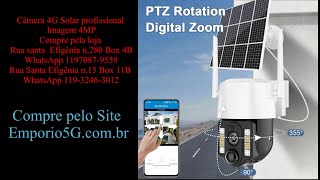 Configuração Câmera 4G solar profissional full HD V380 pro