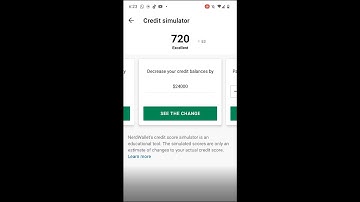 Monitor, Build & Manage your CREDIT score using the NerdWallet App - Credit Simulator