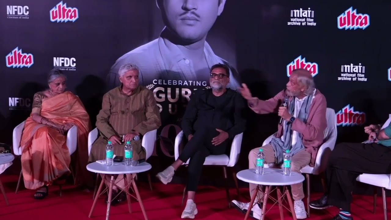 Ultra & NFDC hosted the premiere of 4K restored version of Guru Dutt’s Pyaasa with Javed Akhtar, 