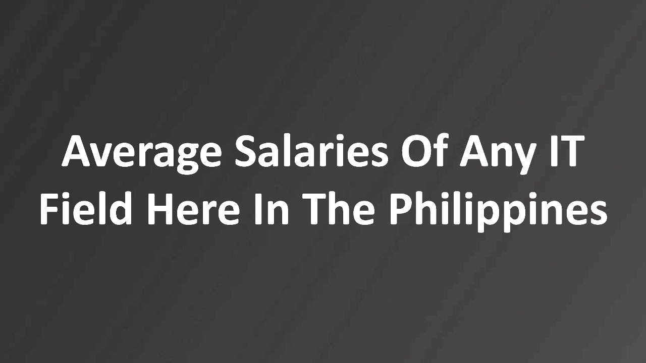 IT Jobs Information Technology Field high paying jobs in the