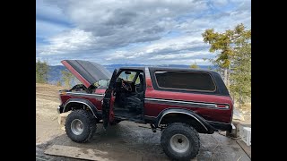 Changing a 1979 ford bronco Heater core with AC