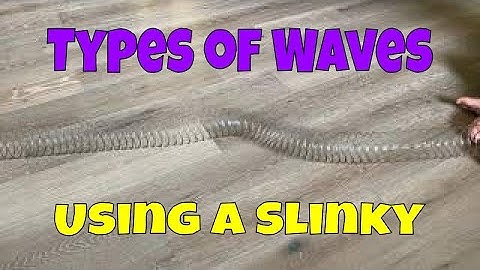 Slinky Demonstration of Longitudinal and Transverse Waves