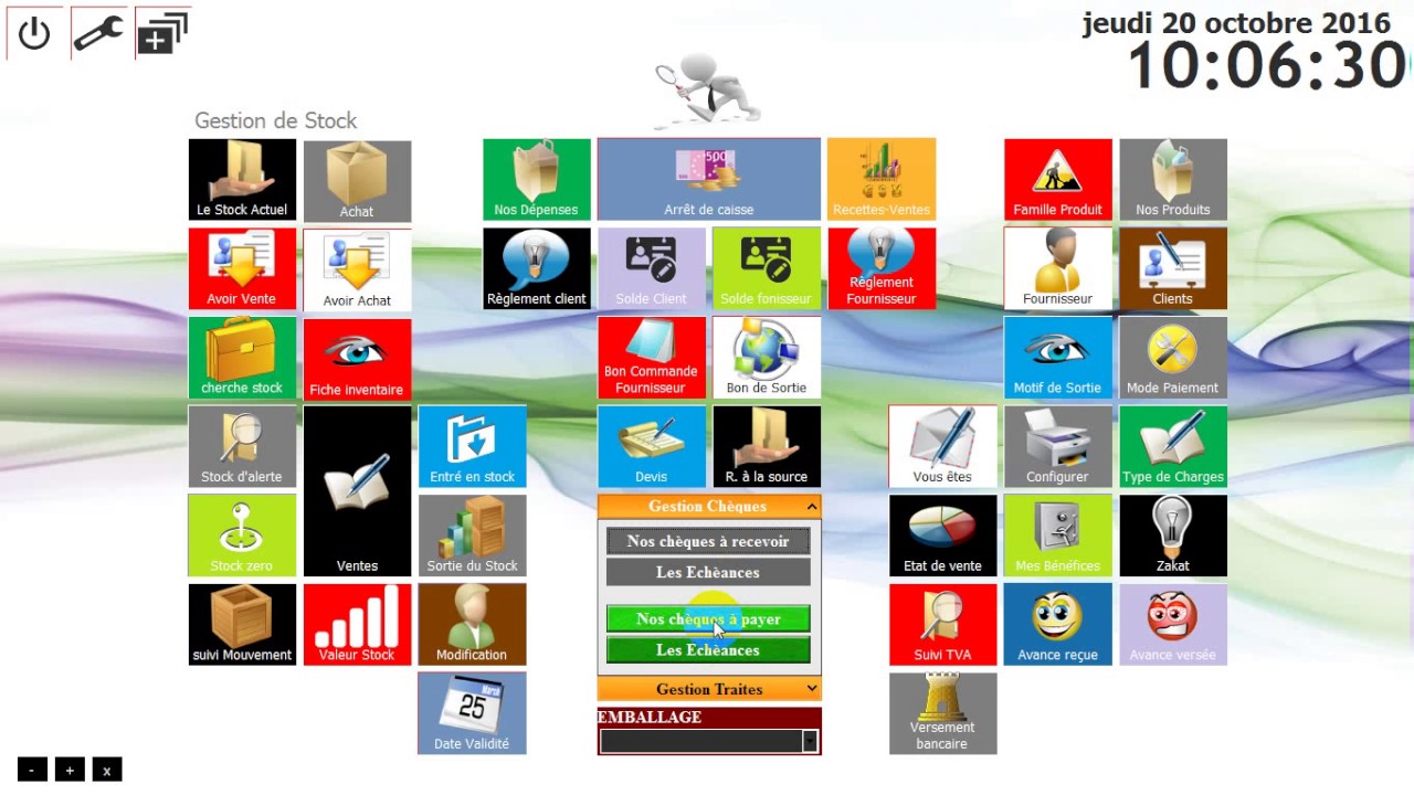 Logiciel De Gestion Superette Tunisie Tel 216 52783251 - Youtube