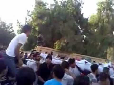 الحسكة غويران تشييع الشهيد عبد القهار اللجي 16 5 2012 ج2 