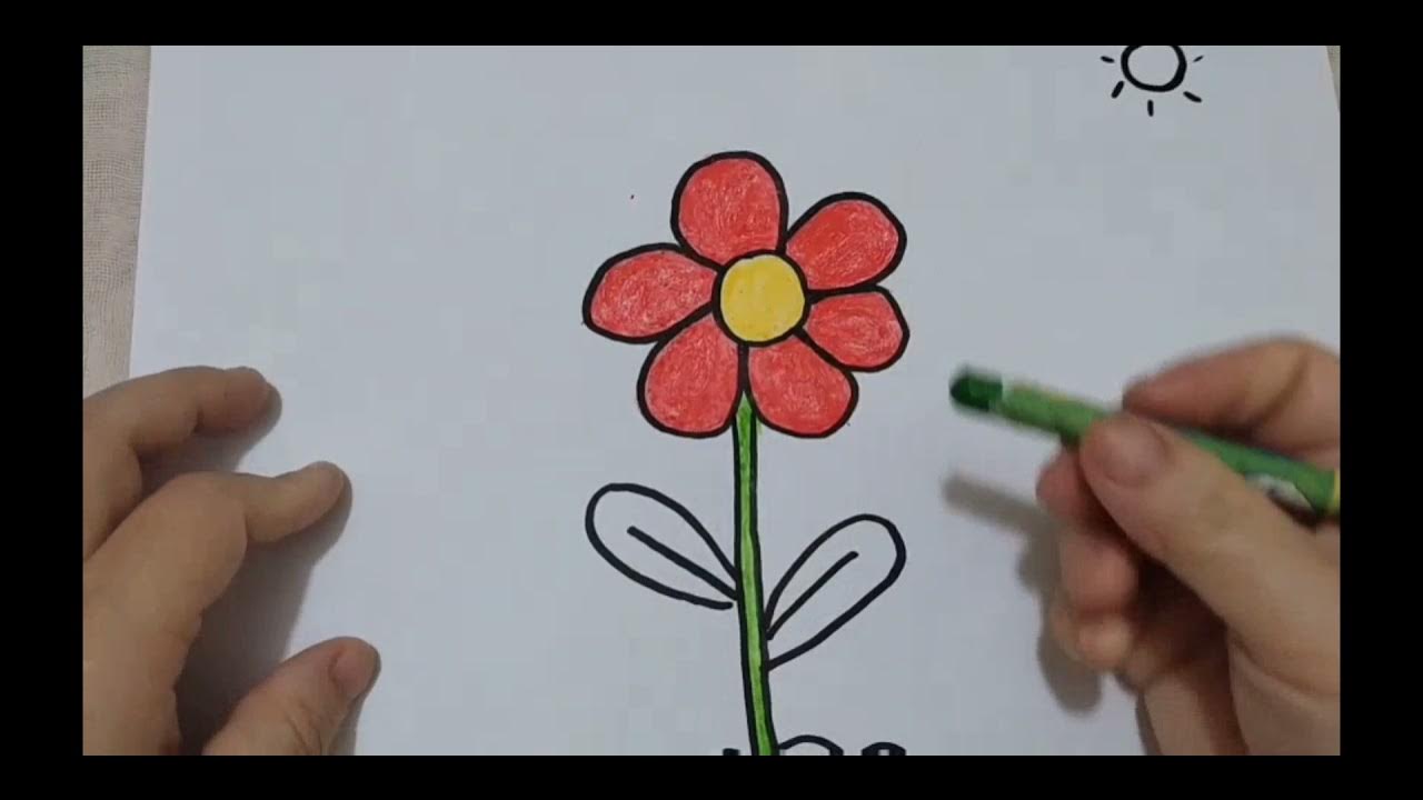 Tạo Hình Vẽ Hoa Tặng Cô Giáo Ngày 20-11( Mẫu ) - Youtube