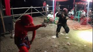 topeng sekar wati baskom grup..lakon jaka lontar..ibing pencug kang wily(badak)..