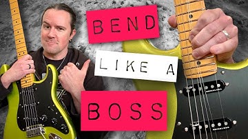 How to MASTER String Bending... This WORKS!