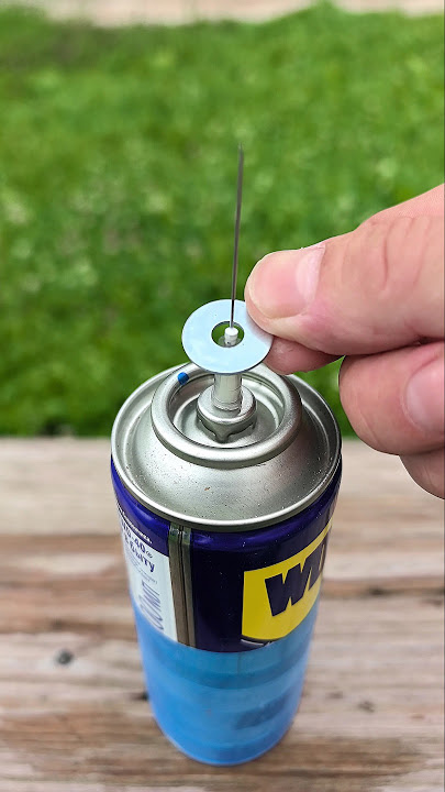 Great trick with the aerosol can valve! #trick