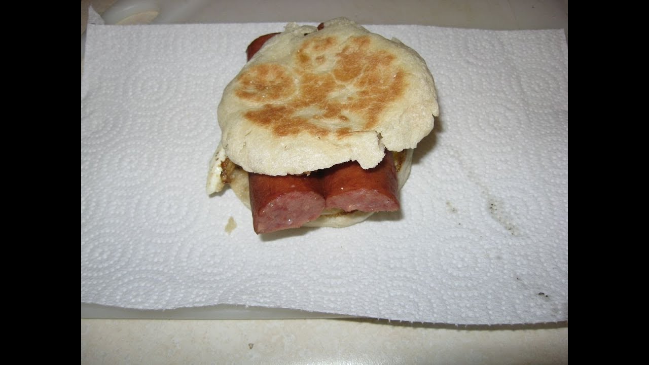 SMOKED SAUSAGE McMUFFIN W/EGG YouTube