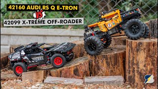 LEGO Technic 42160 Audi RS Q e-tron vs 42099 X-Treme Off-Roader - outdoor test + 1st upgrade screenshot 3