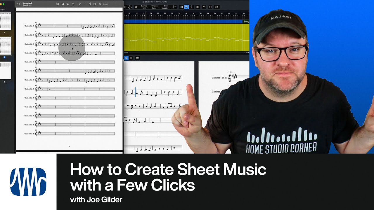 How To Create Sheet Music With A Few Clicks In Studio One PreSonus How To Create Sheet Music With A Few Clicks In Studio One PreSonus