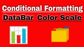 Excel Conditional Formatting : DataBars in Excel , Color Scale in Excel sheet