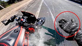 200KM/h MOTORCYCLE CRASH | IF YOUR LIFE IS BORING GET A MOTORCYCLE  | Ep. 149