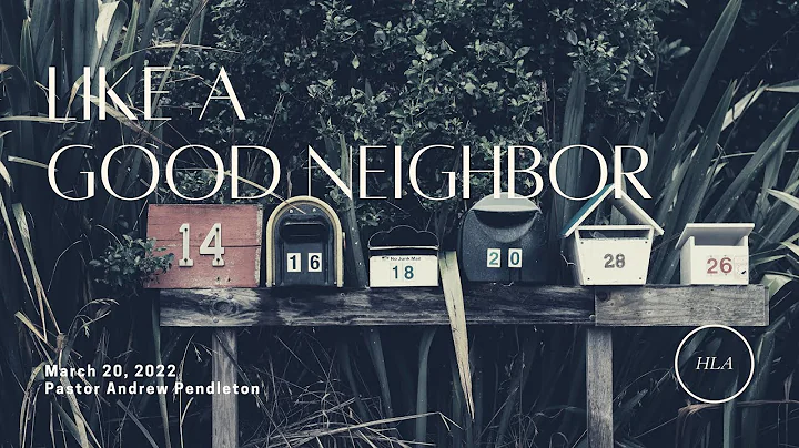 "Like a Good Neighbor /  The House LA  / Pastor An...