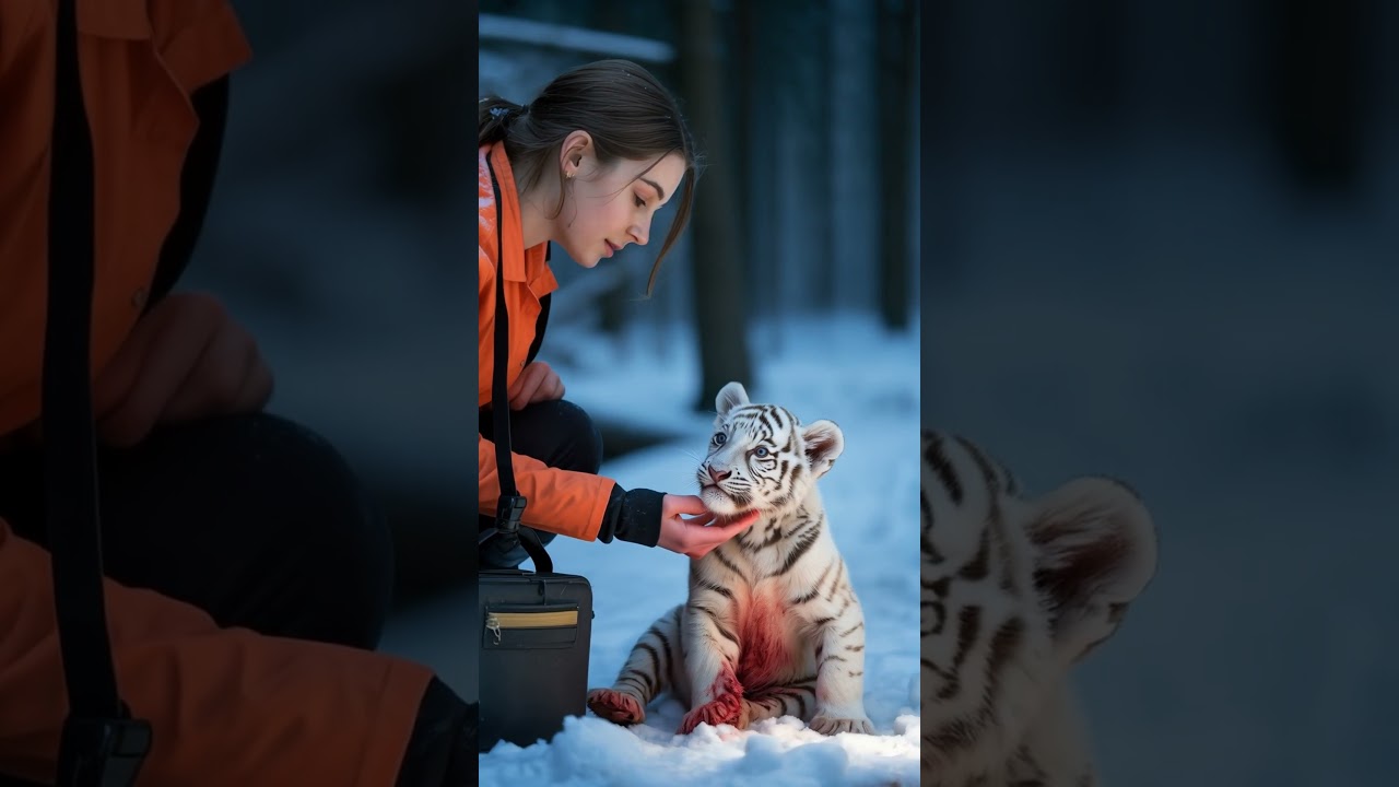 Brave Girl Rescues White Tiger Cub | What Happens Next Will Shock You!