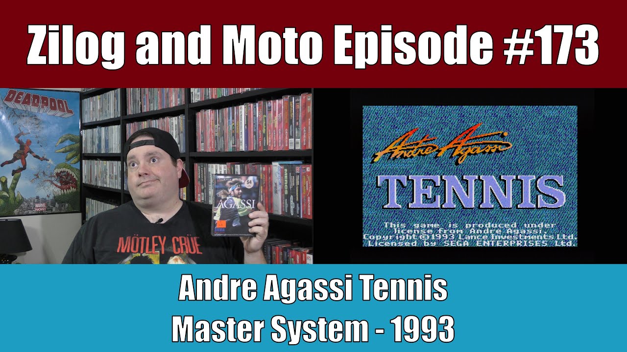 Jeu Sega Master System - Andre Agassi Tennis - 1992