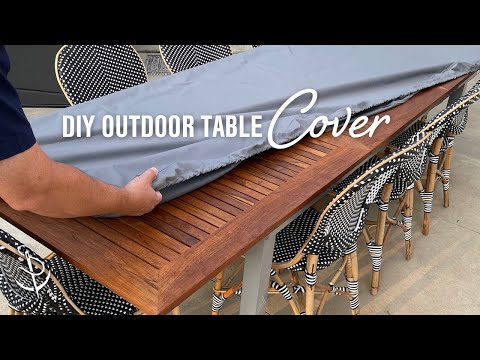 How to Make an Outdoor Table Cover