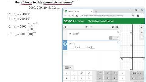 Algebra II Packet 9 - Sequences and Series with Desmos