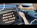 Megane 2 Kapı direği Piano black kaplama