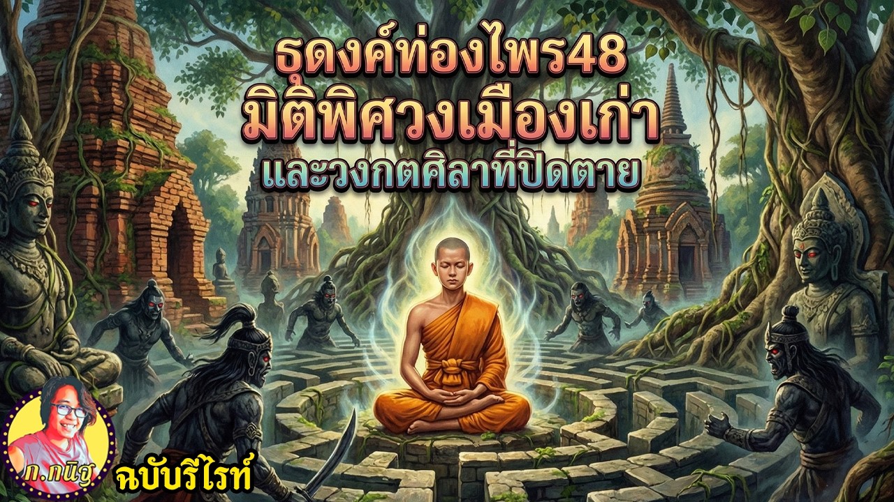 หลวงพี่ครุฑ ธุดงค์ท่องไพร ตอนที่ 48 l มิติพิศวงเมืองเก่า และวงกตศิลาที่ปิดตาย