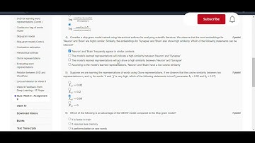 Deep learning-IIT Ropar || WEEK-9 Quiz assignment Answers 2024 || NPTEL || Slot 2