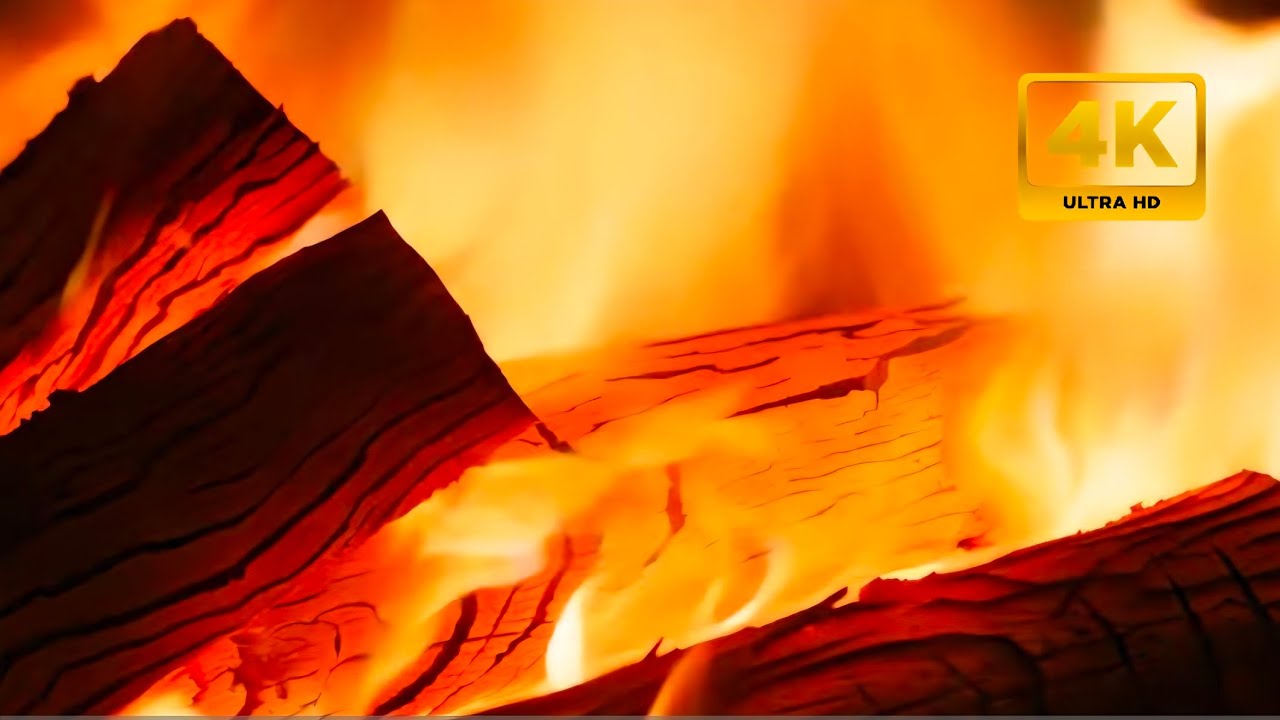 🔥 The Most Relaxing Fireplace Cozy Fireplace 4K