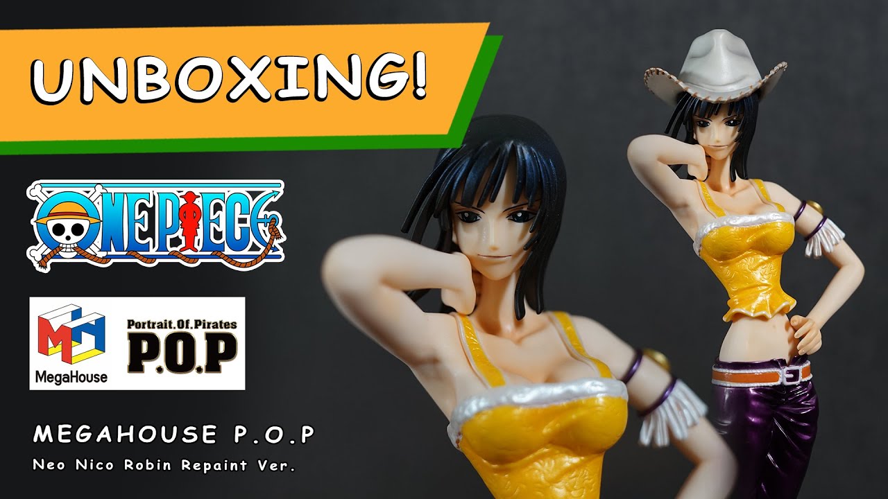 Nico Robin Portrait of Pirates POP Film Z Edition  Megahouse One Piece  Figure Unboxing 4K 