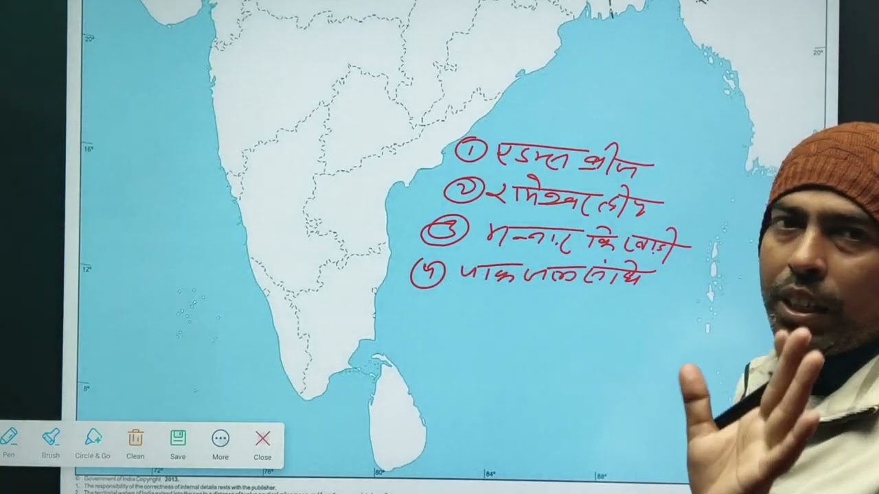 Indian map by nitish sir