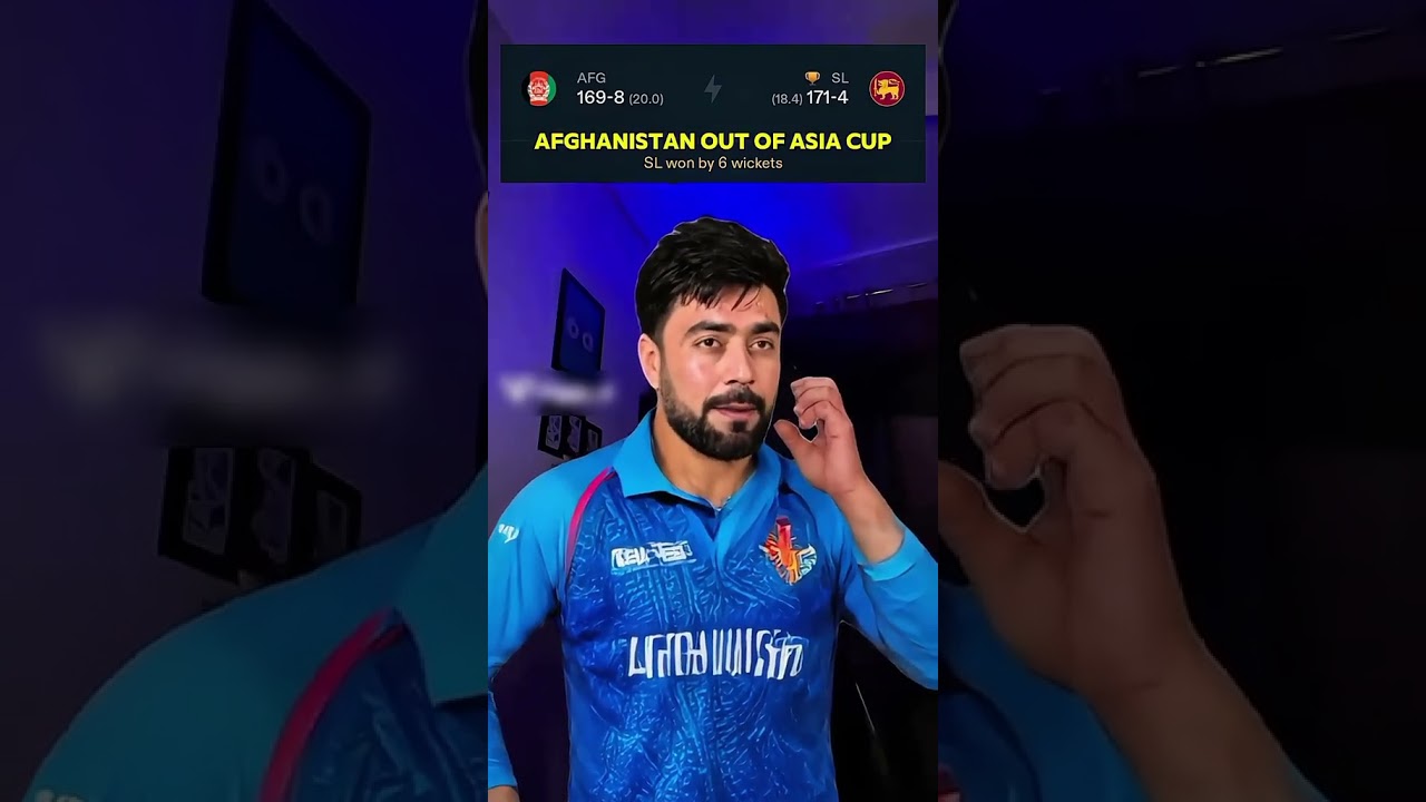 RASHID KHAN crying in the corner