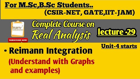 Real Analysis Complete Course🔥||Lecture-29||Unit-4 Starts||