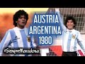 AUSTRIA VS ARGENTINA 1980, UNICO HAT TRICK DE MARADONA CON ARGENTINA. #MundoMaldini