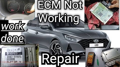 ECM Hyundai i20 i10 ECU repair / Crank sensor no signal | Full Explain | ECM Repair Power Not Work