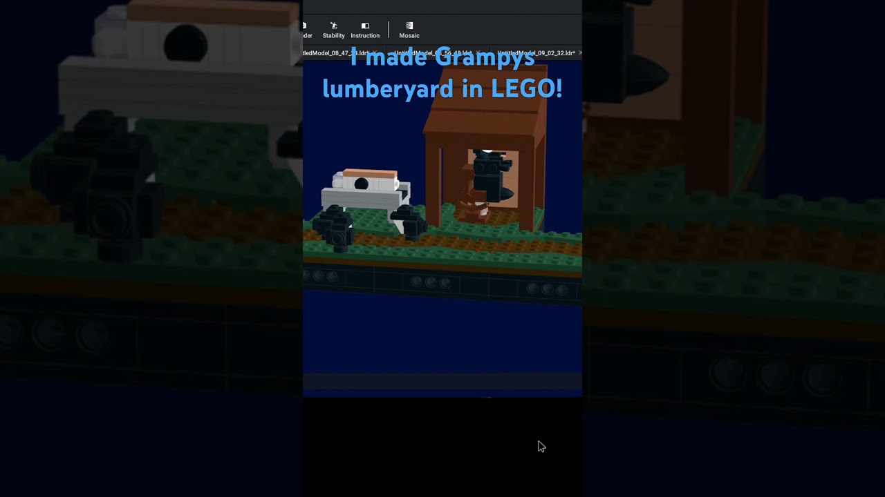 I made grampys lumberyard in LEGO #lego #grampy #doors #thegreatoutdoors