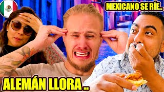 Así los MEXICANOS hacen llorar a los EXTRANJEROS😭😈Probando el Aguachile más Picoso del Mundo Tijuana