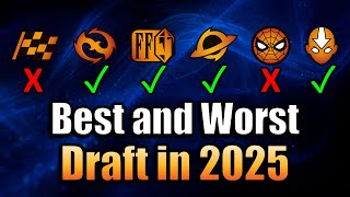 The BEST and WORST of Draft in 2025!!!