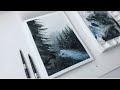 Water Coloring Painting Tutorial | Forest Landscape | Watercolor Painting For Beginners | #3