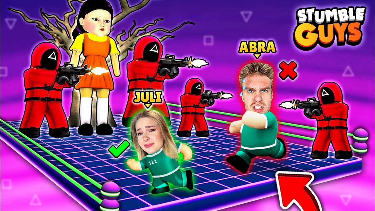 ZAGRALIŚMY w (SQUID GAME) 🔴🔺🟥 ale to STUMBLE GUYS! 😱 [NA ŚMIERĆ I ŻYCIE]