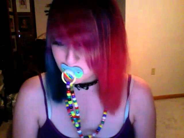 rainbow rave binky!! - YouTube