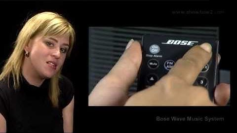 Bose Wave Music System - How to set the feature of CD ending and radio playing