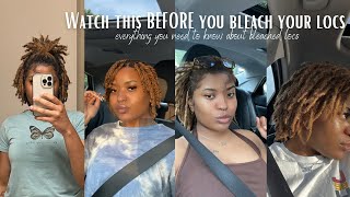 5 Tips for Bleaching Locs | watch this before you bleach