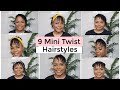 9 QUICK AND EASY MINI TWISTS STYLES FOR FINE 4C NATURAL HAIR