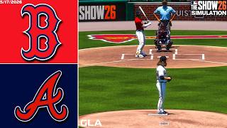 Braves vs. Red Sox Simulation | 5/17/26 | MLB The Show 26 PS5 Gameplay