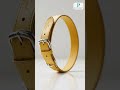 Best-seller: Eco Friendly Leather Dog Collar, Lemon