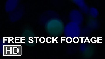 Free Stock Footage! *Teal & Blue in Camera Bokeh [HD]