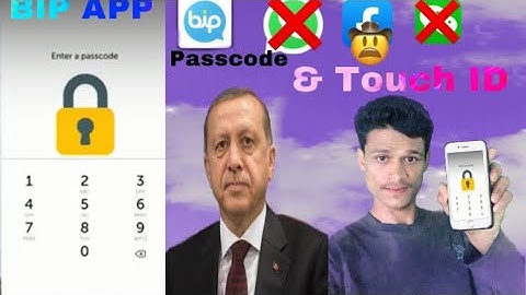 Bip security settng I how safe your bip app shat list bip passcode & Touch ID BIP APP