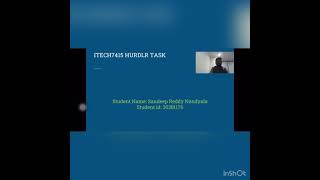 Itech7415 hurdle task