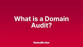 What is the meaning of a Domain Audit? [Audio Explainer]