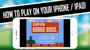 HOW TO PLAY Super Mario Bros. (NES) on iPhone, iPad, iPod, iOS | [Setup Tutorial & Settings]